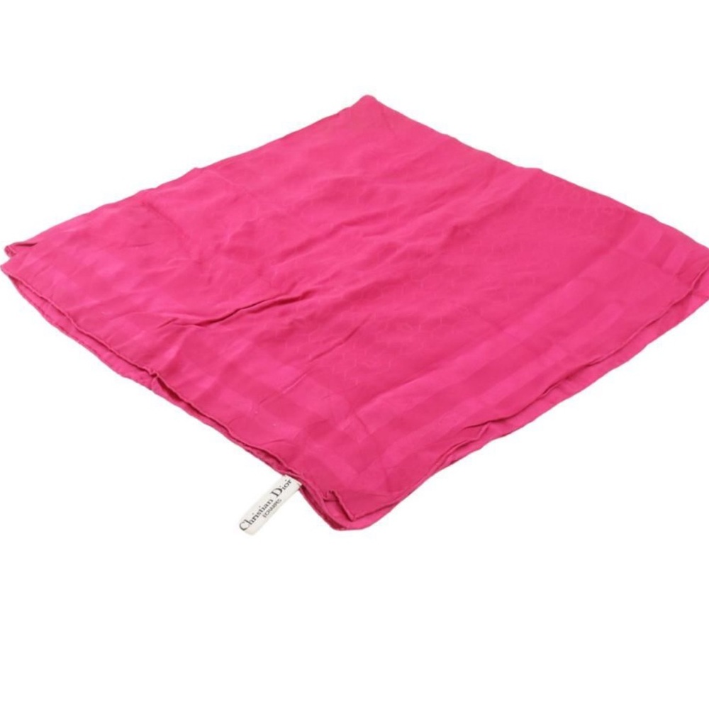 Christian Dior Pink Trotter Scarf Authentic